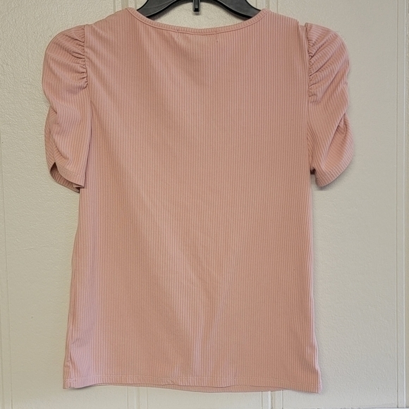 Derek Heart Rauched‎ Sleeve Blouse - Picture 4 of 4